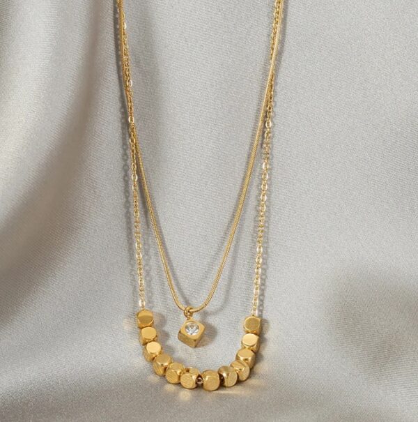 1744 Gold Plated Necklace - Image 4