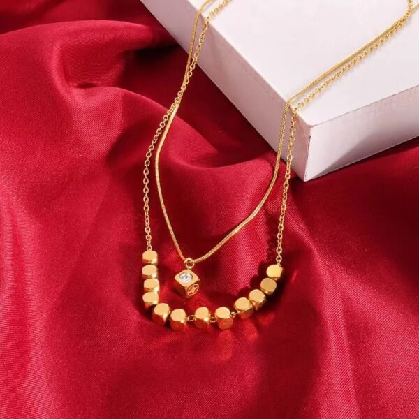 1744 Gold Plated Necklace - Image 7