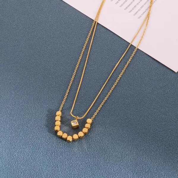 1744 Gold Plated Necklace - Image 6