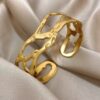 1743 Gold Plated Bangle