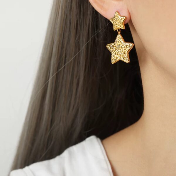 1759 Gold Plated Earrings - Image 4