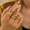 1748 Gold Plated Ring