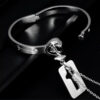 1757 Gold Plated Bangle & Necklace