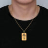 1757 Gold Plated Bangle & Necklace