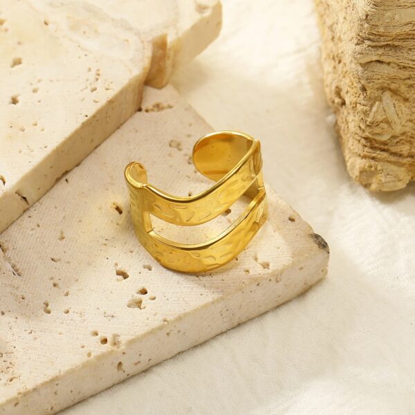 1754 Gold Plated Ring - Image 2