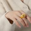 1752 Gold Plated Ring