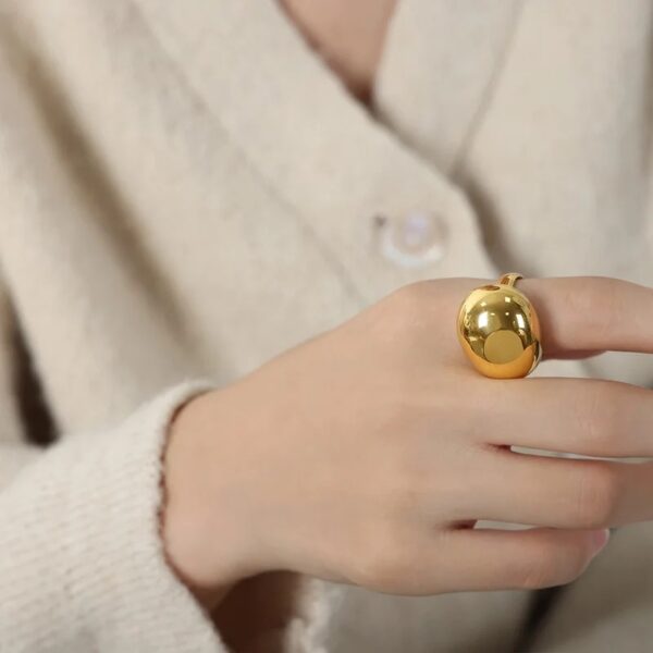 1752 Gold Plated Ring - Image 2