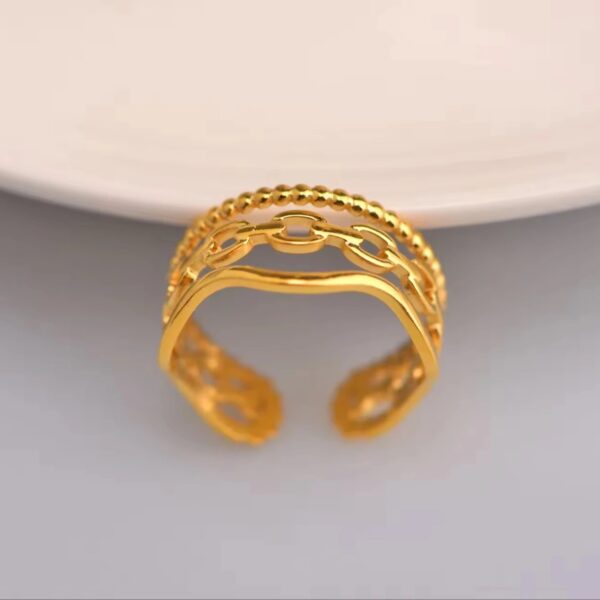 1753 Gold Plated Ring - Image 7