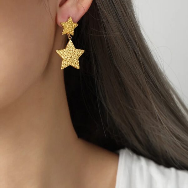 1759 Gold Plated Earrings - Image 3