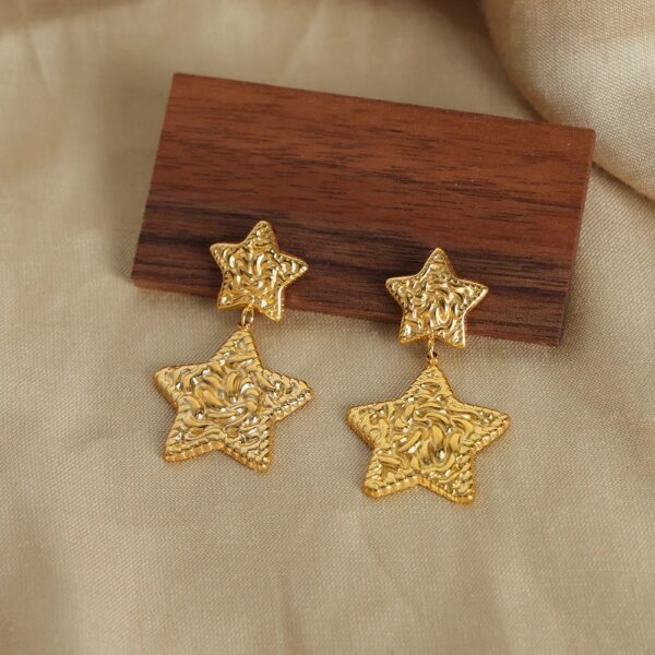 1759 Gold Plated Earrings - Image 2