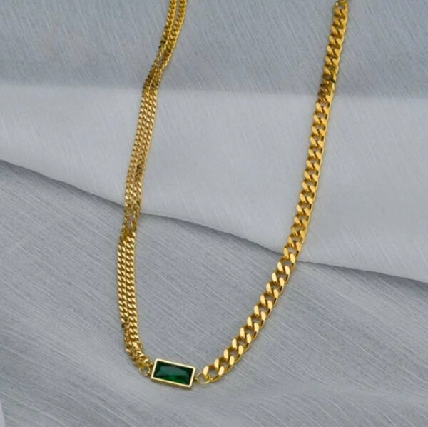 1767 Gold Plated Necklace & Bracelet - Image 3