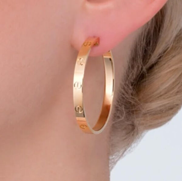 1770 Gold Plated Earrings - Image 2
