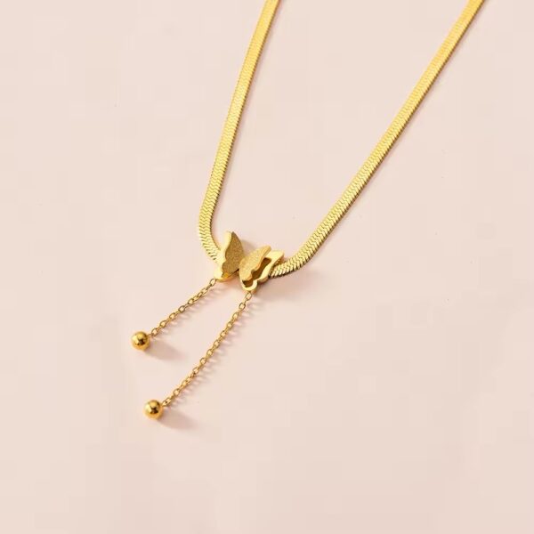1762 Gold Plated Necklace - Image 5