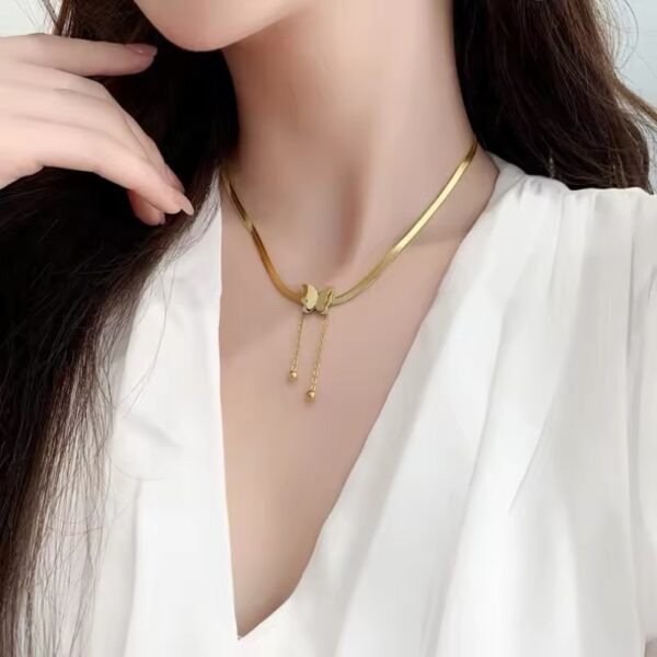 1762 Gold Plated Necklace - Image 4