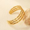 1776 Gold Plated Bangle