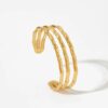 1776 Gold Plated Bangle