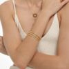 1776 Gold Plated Bangle