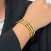 1776 Gold Plated Bangle