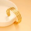 1776 Gold Plated Bangle