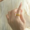 1787 Gold Plated Ring