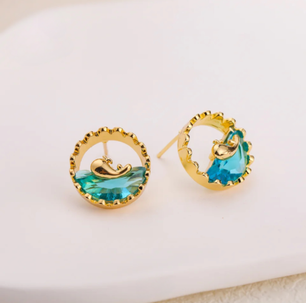 1796 Gold Plated Earrings - Image 2