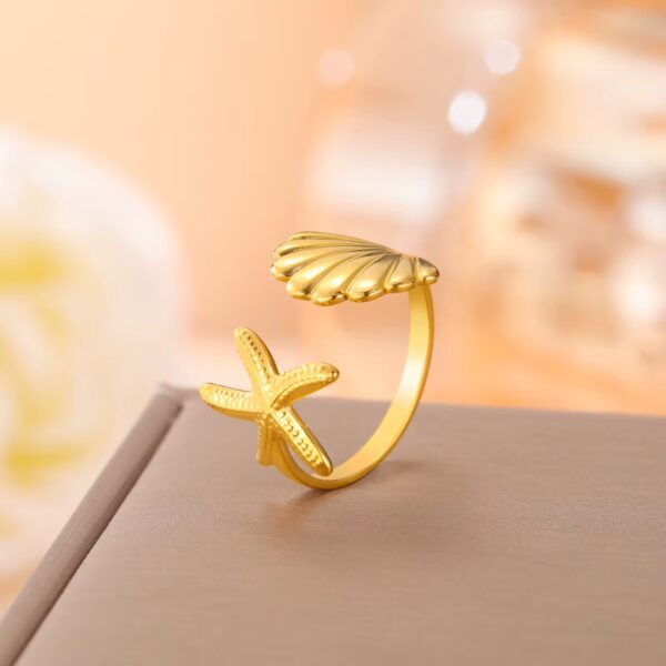 1802 Gold Plated Ring - Image 2