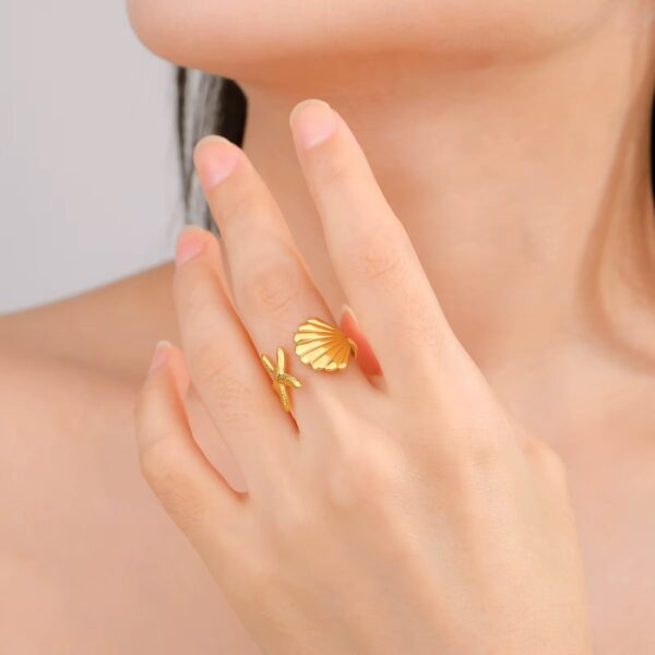 1802 Gold Plated Ring - Image 3