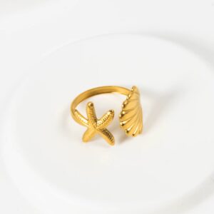 1802 Gold Plated Ring