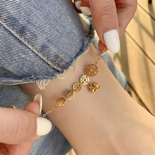 1807 Gold Plated Anklet - Image 2