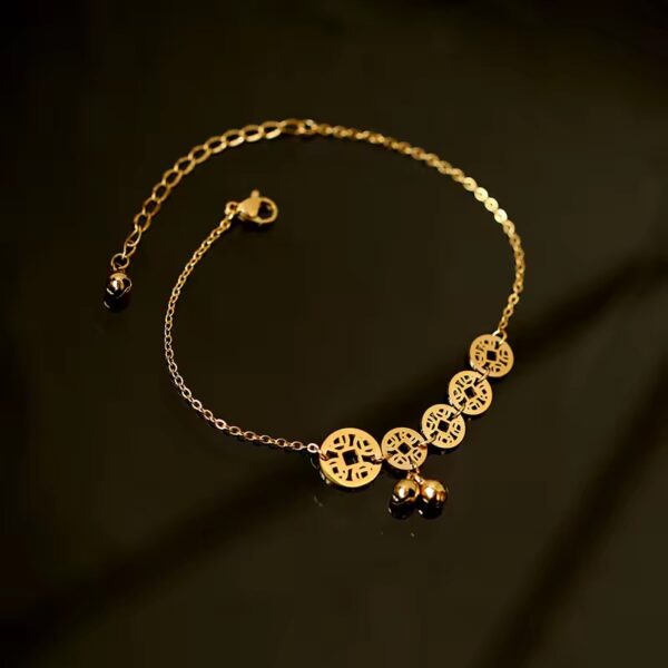 1807 Gold Plated Anklet - Image 6