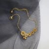 1807 Gold Plated Anklet