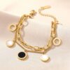 1812 Gold Plated Bracelet
