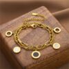 1812 Gold Plated Bracelet