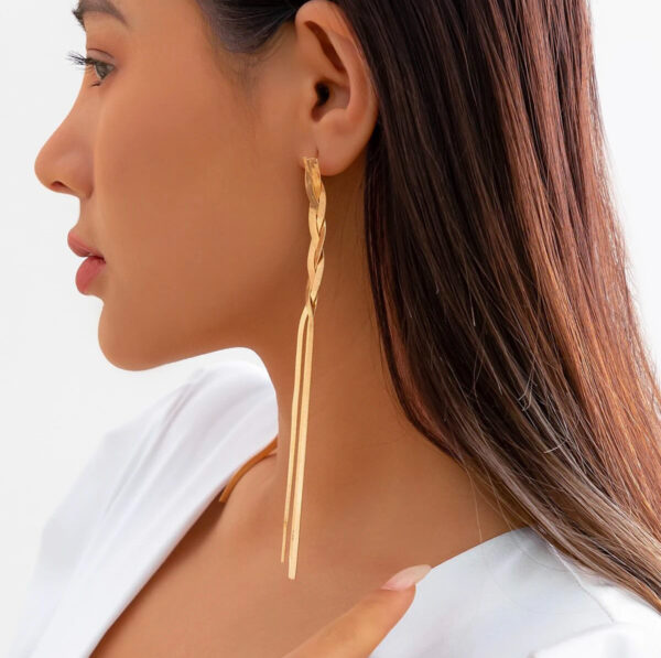 1814 Gold Plated Earrings - Image 3