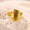1813 Gold Plated Ring