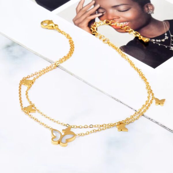 1775 Gold Plated Anklet - Image 7