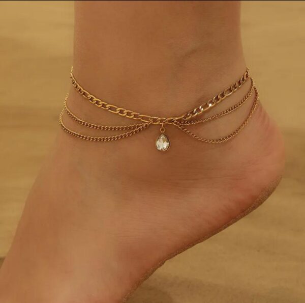 1764 Gold Plated Anklet