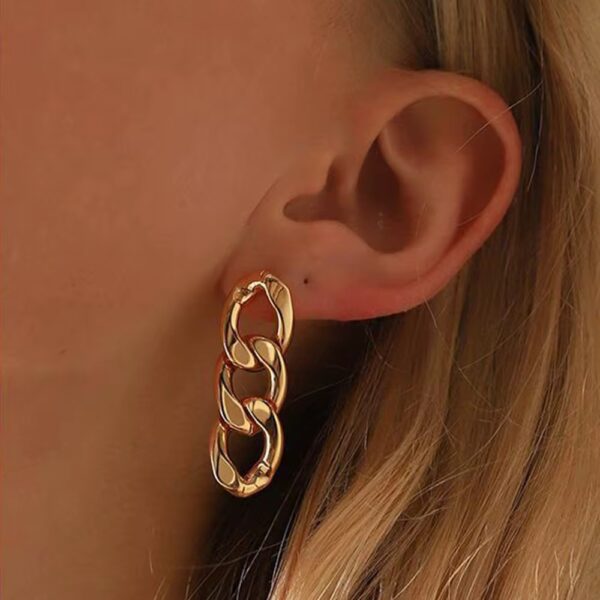 1819 Gold Plated Earrings - Image 3