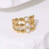 1816 Gold Plated Ring