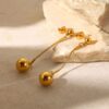 1829 Gold Plated Earrings