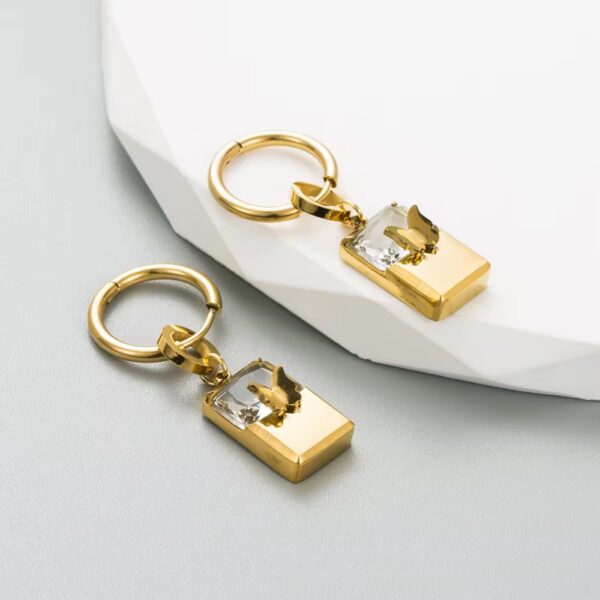1830 Gold Plated Earrings - Image 4