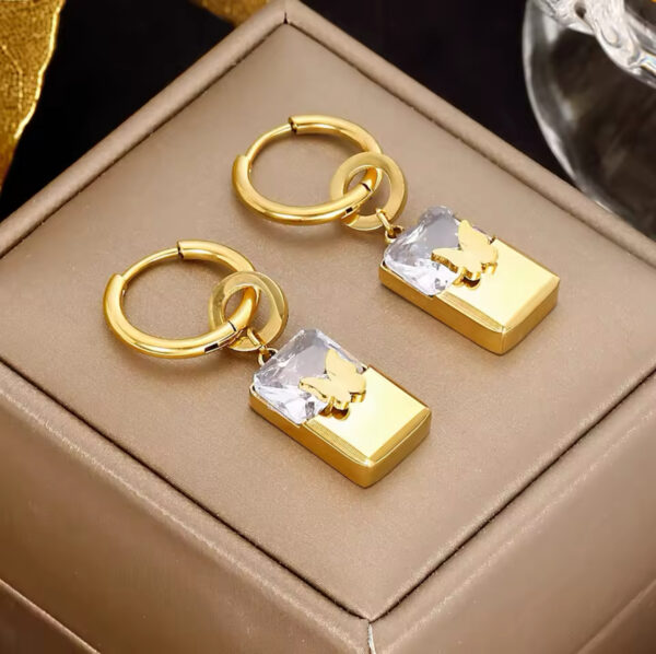 1830 Gold Plated Earrings - Image 3
