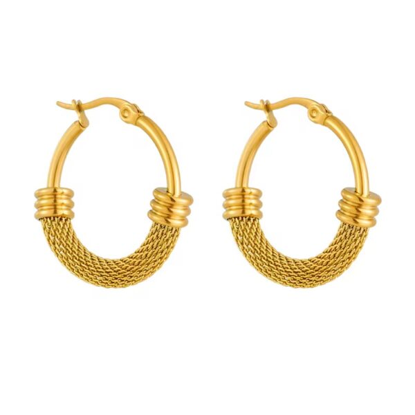 1834 Gold Plated Earrings - Image 6