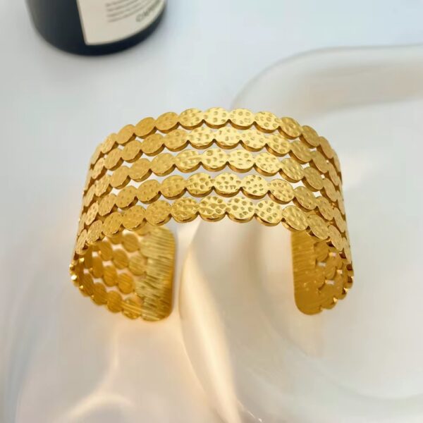 1841 Gold Plated Bangle - Image 3