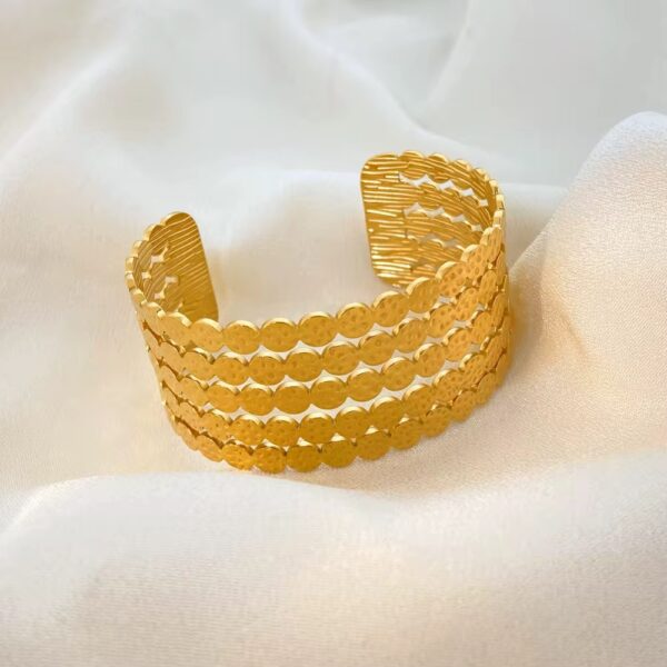 1841 Gold Plated Bangle - Image 4