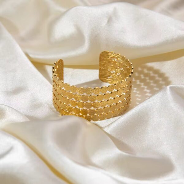 1841 Gold Plated Bangle - Image 6