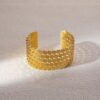 1841 Gold Plated Bangle
