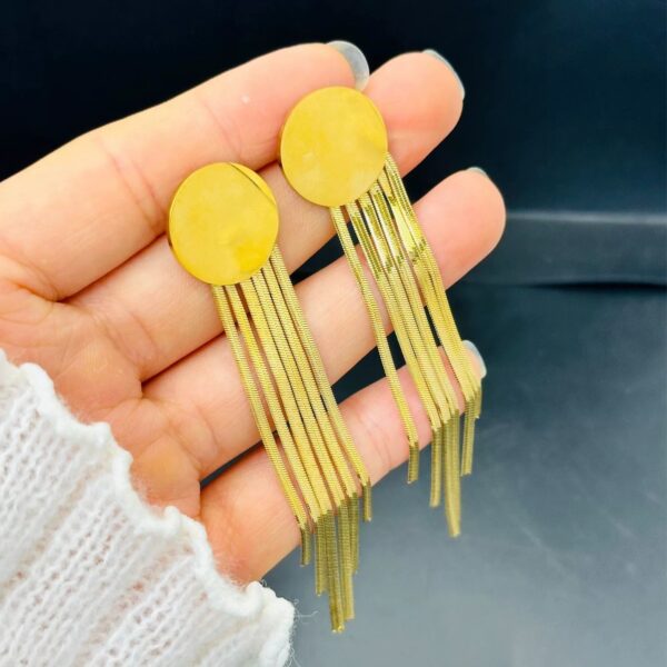 1843 Gold Plated Earrings - Image 8