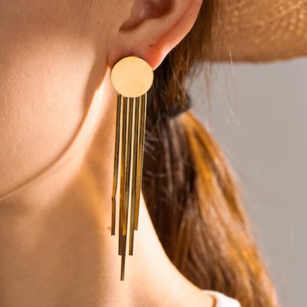1843 Gold Plated Earrings - Image 2