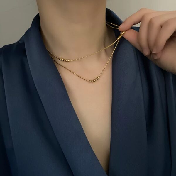 1857 Gold Plated Necklace - Image 3